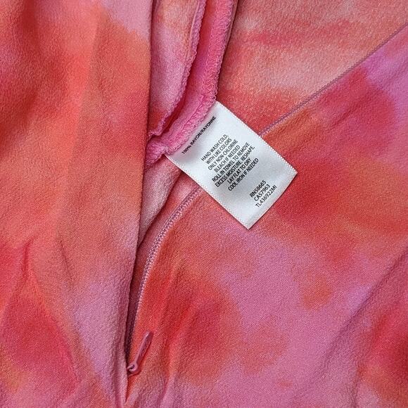 Leith Skirt With Slit Tie Dye Pattern Zipper Back Size Medium - Picture 3 of 3